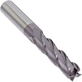 4 Flute HSS Sq Single End Mill 1/2" Dia 1/2" Shank 1-1/4" Flute 3-1/4" OAL