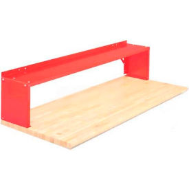 Steel Shelf, 72"W x 12"D, Red