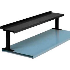 Steel Riser W/ Shelf, 60"W x 13-1/2"D, Black