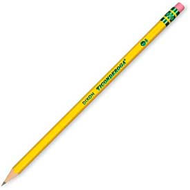 Presharpened HB #2 Pencil With Latex-Free Eraser, Yellow Barrel, Dozen