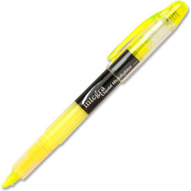 Liquid Highlighter, Chisel Tip, Fluorescent Yellow Ink, Dozen