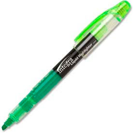 Liquid Highlighter, Chisel Tip, Fluorescent Green Ink, Dozen