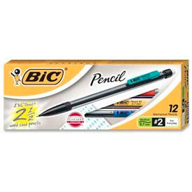 Mechanical Pencil, Non-Refillable, 0.7mm, Clear Barrel, Dozen