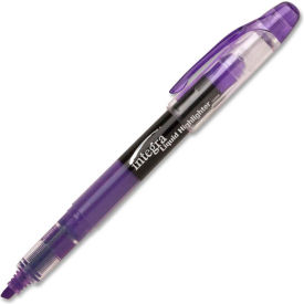 Liquid Highlighter, Chisel Tip, Fluorescent Purple Ink, Dozen