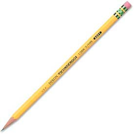 Ticonderoga Woodcase HB #2 Pencil, Soft, Yellow Barrel, Dozen