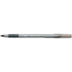 Ultra Round Stic Grip Ballpoint Stick Pen, Medium, Black Ink, Dozen