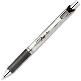 EnerGize Deluxe Automatic Pencil, Latex Rubber Grip, 0.7mm, Silver/Black Barrel