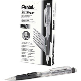 Twist-Erase Click Mechanical Pencil, Refillable Lead/Eraser, 0.9mm, Black