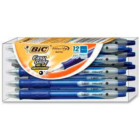 Velocity Ballpoint Pen, Medium Point, Blue Ink, Pack of 12