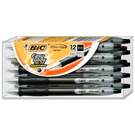 Velocity Ballpoint Pen, Medium, Black Ink, Dozen