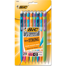 Mechanical Pencil With Pocket Clip, 0.9mm, Assorted Barrels, 24/Pack