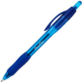 Profile Retractable Ballpoint Pen, 1.4mm, Blue Barrel/Ink, 12/PK