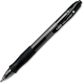 Velocity Rollerball Retractable Gel Pen, 0.7mm, Black Ink, Dozen