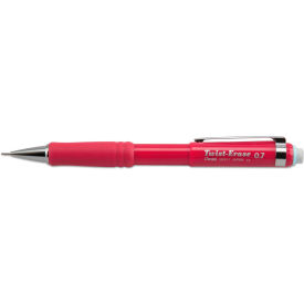 Twist Eraser III Automatic Pencil, 0.7mm, Red