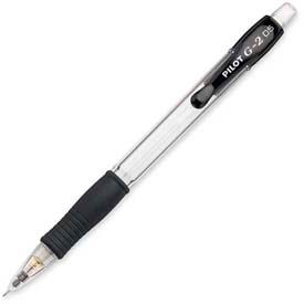 Mechanical Pencil, Rubber Grip, Refillable, 0.5mm, Black, Dozen