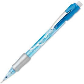 Icy Mechanical Pencil, Pocket Clip, Refillable, 0.7mm, Blue/Silver, Dozen