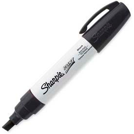 Paint Marker, Oil-Based, Bold, Black Ink, 1 Each