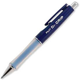 Dr. Grip Ballpoint Retractable Pen, Medium Point, Blue Barrel/Ink