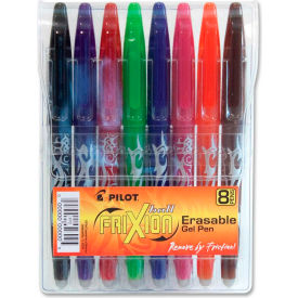 FriXion Ball Erasable Gel Pen, Fine point 0.7mm, Assorted Ink, Pack of 8