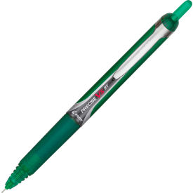 Precise V5 RT Rolling Ball Retractable Pen, Extra Fine, 0.5mm, Green Barrel/Ink