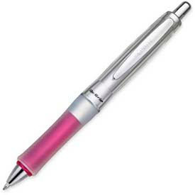 Dr. Grip Center of Gravity Ballpoint Retractable Pen, Medium, Pink Barrel, Black Ink