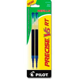 Precise V5 RT Rolling Ball Refill, Extra Fine, Blue Ink, 2/Pack