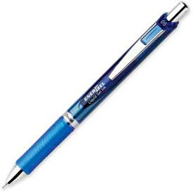 EnerGel Retractable Gel Pen, Refillable, Needle Tip, 0.5mm, Blue Ink