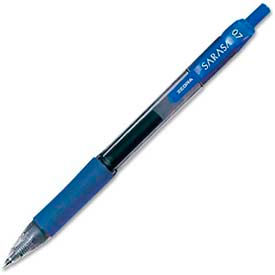 Sarasa Gel Retractable Pen, Medium Point, 0.7mm, Blue Ink, Pack of 12