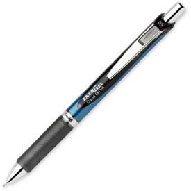 Retractable Gel Pen, Refillable, Needle Tip, 0.5mm, Black Ink