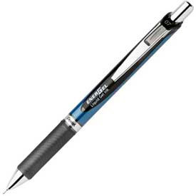 EnerGel Retractable Gel Pen, Refillable, Metal Tip, 0.7mm, Black Ink