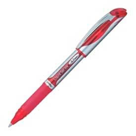 EnerGel Liquid Gel Ink Pen, Refillable, 0.7mm, Red Barrel/Ink