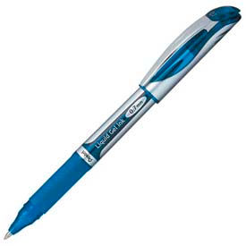 Refillable Gel Ink Pen, 0.7mm, Blue Barrel/Ink