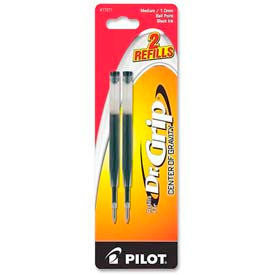 Refill For Dr. Grip Center Of Gravity Pen, Medium, Black Ink, 2/Pack
