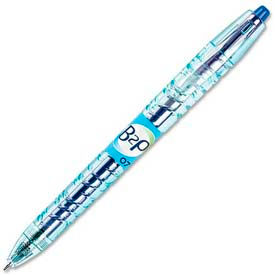 B2P Bottle-2-Pen Recycled Retractable Gel Ink Pen, Blue Ink, .7mm, Dozen