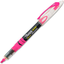 Pen Style Liquid Highlighter, Chisel Tip, Fluorescent Pink
