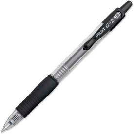 G2 Gel Retractable Rollerball Pen, Ultra Fine, 0.38mm, Black Ink, Dozen