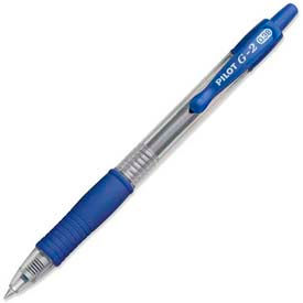 G2 Gel Retractable Rollerball Pen, Ultra Fine, 0.38mm, Blue Ink, Dozen