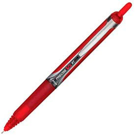 Precise V5RT Retractable Roller Ball Pen, Red Ink, .5mm, Dozen