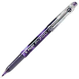 Precise Gel Rollerball Pen, Fine, 0.7mm, Purple Barrel/Ink, Dozen
