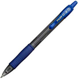 G2 Gel Retractable Rollerball Pen, Bold, 1.0mm, Blue Ink, Dozen