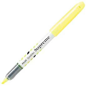 Spotliter Supreme Highlighter, Chisel Tip, Yellow Ink, Dozen
