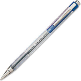 Better Retractable Ballpoint Pen, Refillable, Non-Slip Grip, Fine, Blue Ink, Dozen