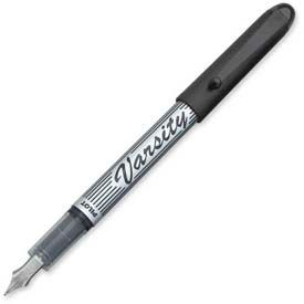 Varsity Disposable Fountain Pen, Medium Point, Black Ink, 1 Each
