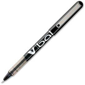 V Ball Rolling Ball Pen, Fine, 0.7mm, Black Barrel/Ink, Dozen