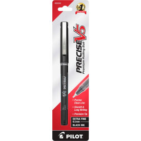 Precise V5 Rolling Ball Pen, Non-Refillable, Extra Fine, 0.5mm, Black Ink, 1 Each