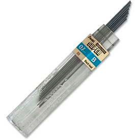 Super Hi-Polymer Lead Refill, B Leads, 0.7mm, Medium, Black, 12/Tube