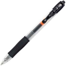 G2 Gel Retractable Rollerball Pen, Extra Fine, 0.5mm, Black Ink, Dozen
