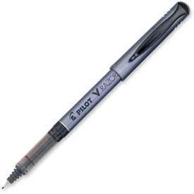 V Razor Point Marker Pen, Extra Fine, Black Ink, Dozen