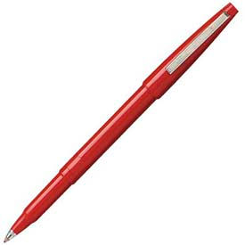 Rollerball Pen, 0.8mm, Red Barrel/Ink, Dozen