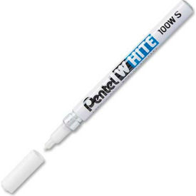 Felt Tip White Marker, Fine Point, White Ink